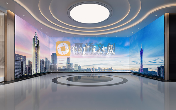 企業(yè)招商展廳，數(shù)字沙盤，招商展廳設(shè)計